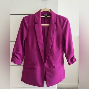 INC International Concepts Women's Fuchsia Blazer